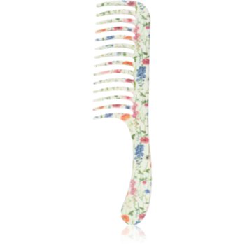 Denman Floral Fantasies D28 Wide Tooth Detangler Comb pieptene de păr - imagine 2